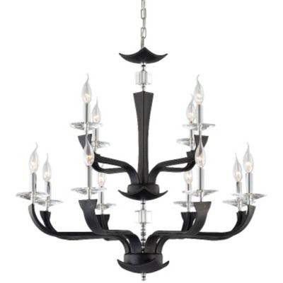 Pella 2-Tier Chandelier by Eurofase - Starlight Lighting USA and Canada